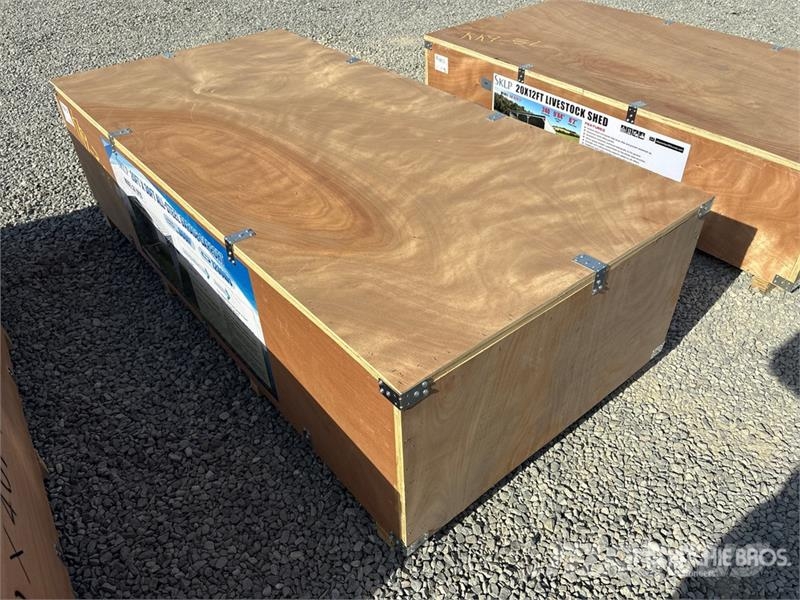 SKLP SK-ZP20 20 ft x 30 ft All-Steel Carport (Unus Stahlrahmenaufbauten