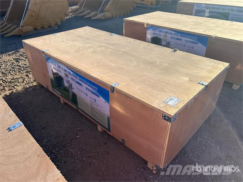 SKLP SK-ZP20 All-Steel Carport (Unused) Stahlrahmenaufbauten