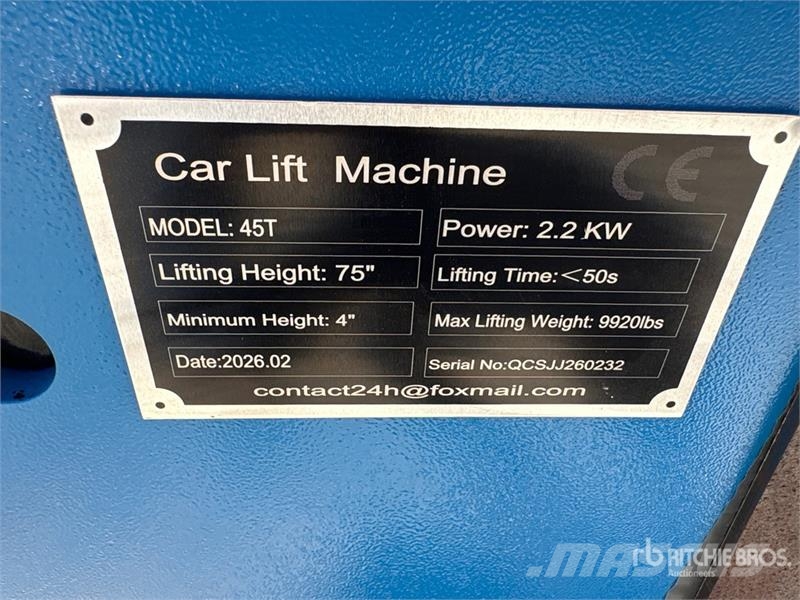 SKLP SK45T Vehicle Lift (Unused) Other components