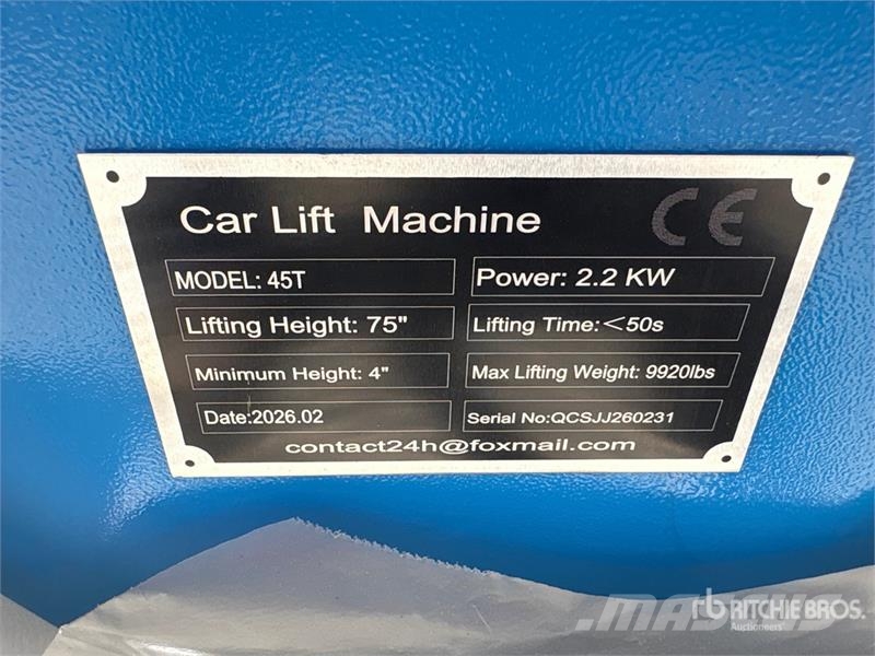 SKLP SK45T Vehicle Lift (Unused) Other components