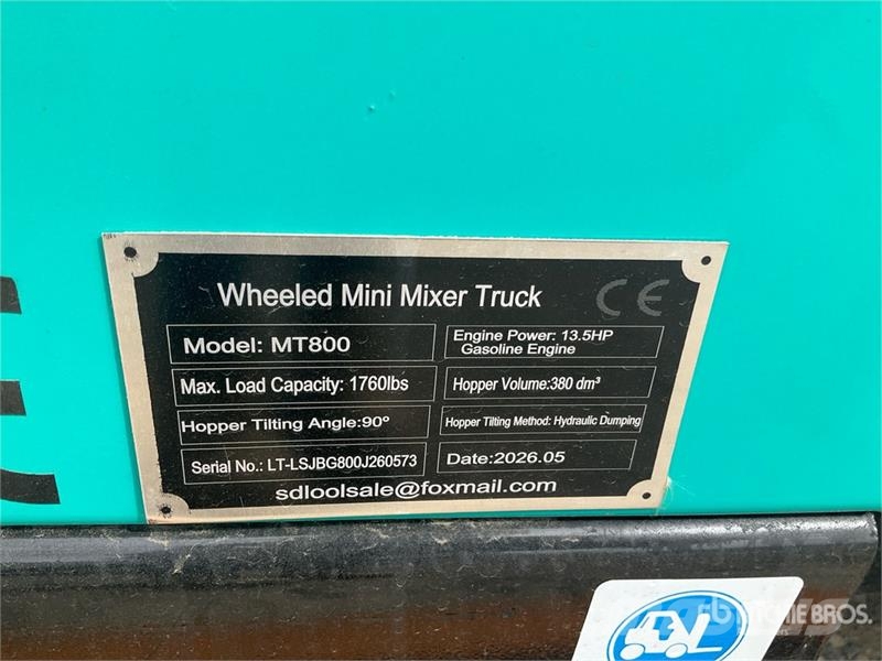  SKLP SL-MT800 Stand-On Mini Wheeled Mixer Concrete 콘크리트 부속품
