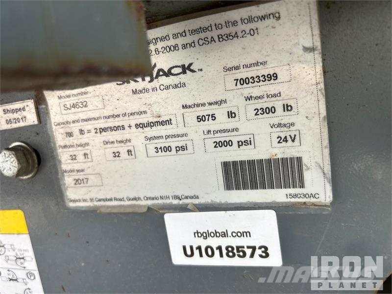 SkyJack 4632 Electric Electric Scissor Lift Ollós emelők
