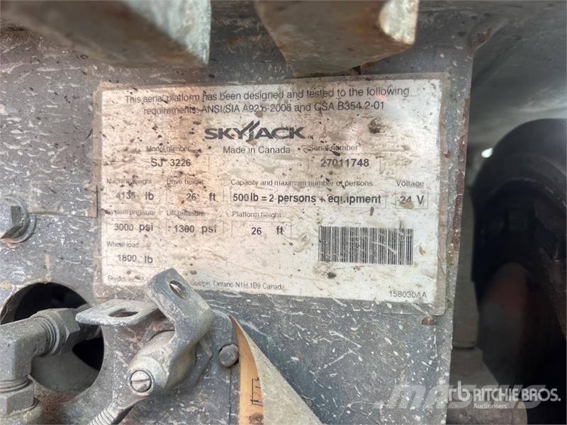 SkyJack SJ III 3226 Electric Scissor Lift Käärtõstukid