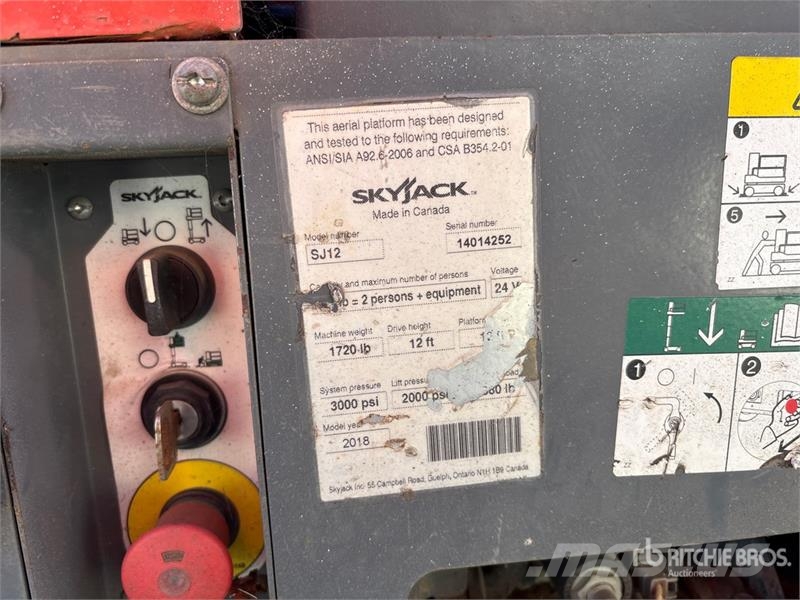 SkyJack SJ12 Jarbolne penjajuće platforme