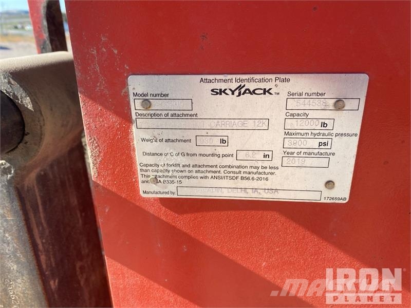 SkyJack SJ1256 TH Telehandler Teleszkópos rakodók