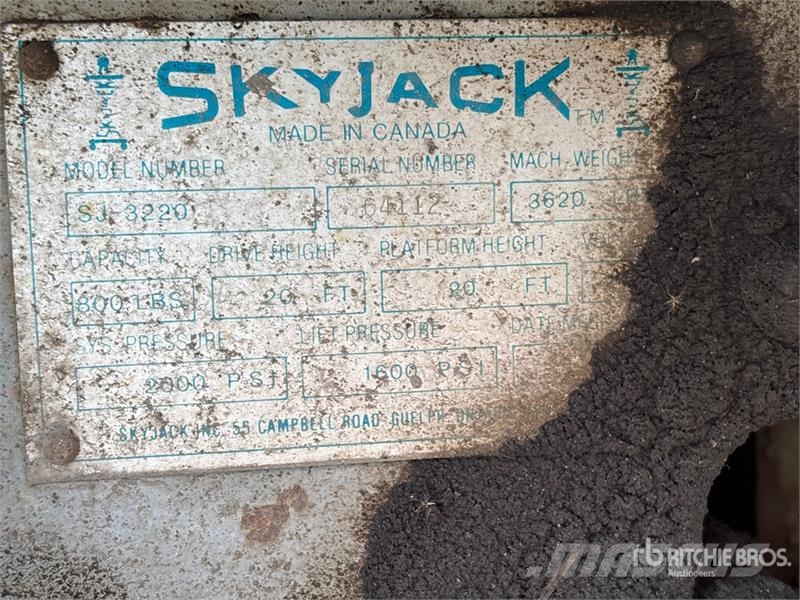 SkyJack SJ3220 Saxlifte