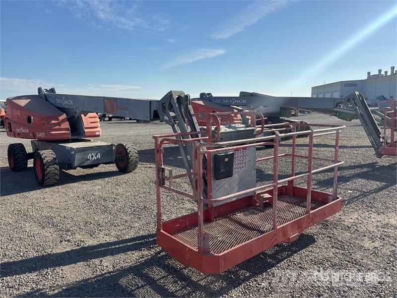 SkyJack SJ45T 4WD Diesel Telescopic Boom Lift Plataformas de trabajo telescópica