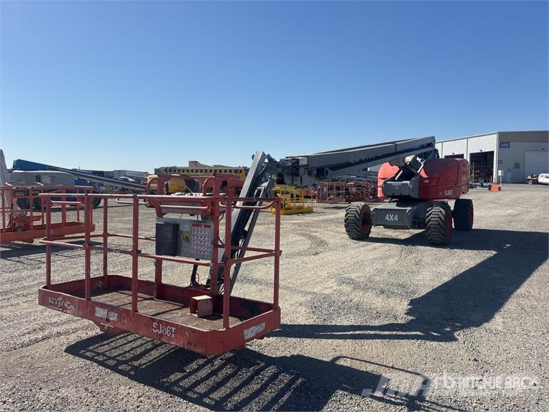 SkyJack SJ86T 4WD Diesel Telescopic Boom Lift Plataformas elevatórias telescópicas