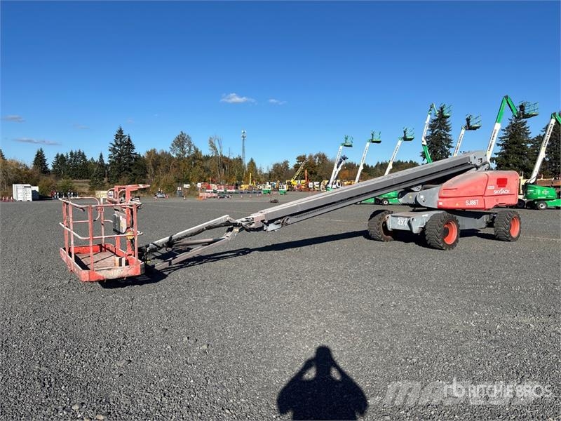 SkyJack SJ86T 4WD Diesel Telescopic Boom Lift Plataformas de trabajo telescópica