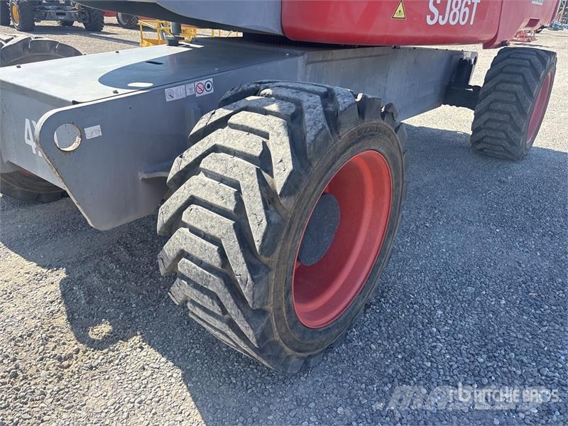 SkyJack SJ86T 4WD Diesel Telescopic Boom Lift Plataformas elevatórias telescópicas