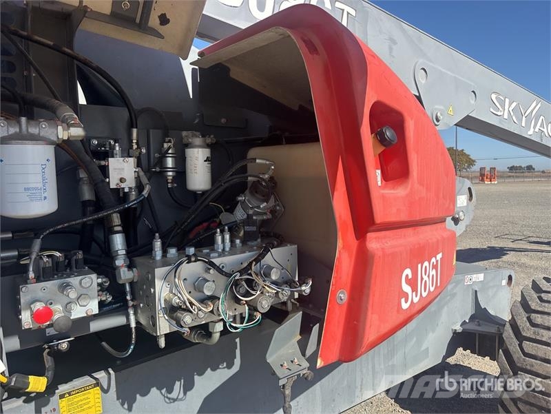SkyJack SJ86T 4WD Diesel Telescopic Boom Lift Plataformas elevatórias telescópicas
