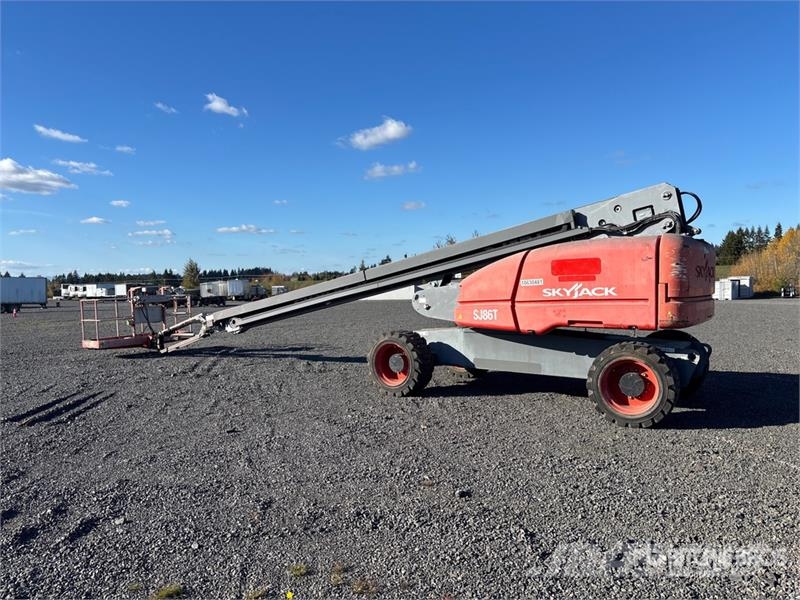 SkyJack SJ86T 4WD Diesel Telescopic Boom Lift Plataformas de trabajo telescópica