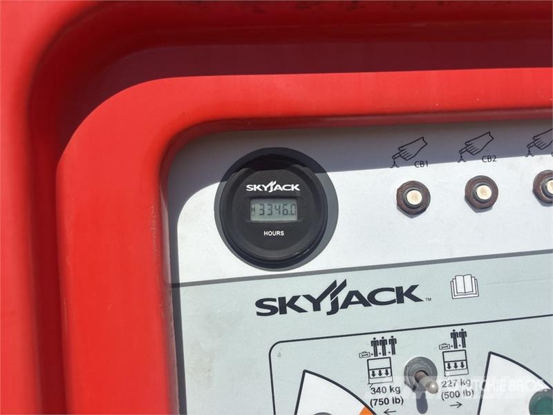 SkyJack SJ86T 4WD Diesel Telescopic Boom Lift Plataformas elevatórias telescópicas