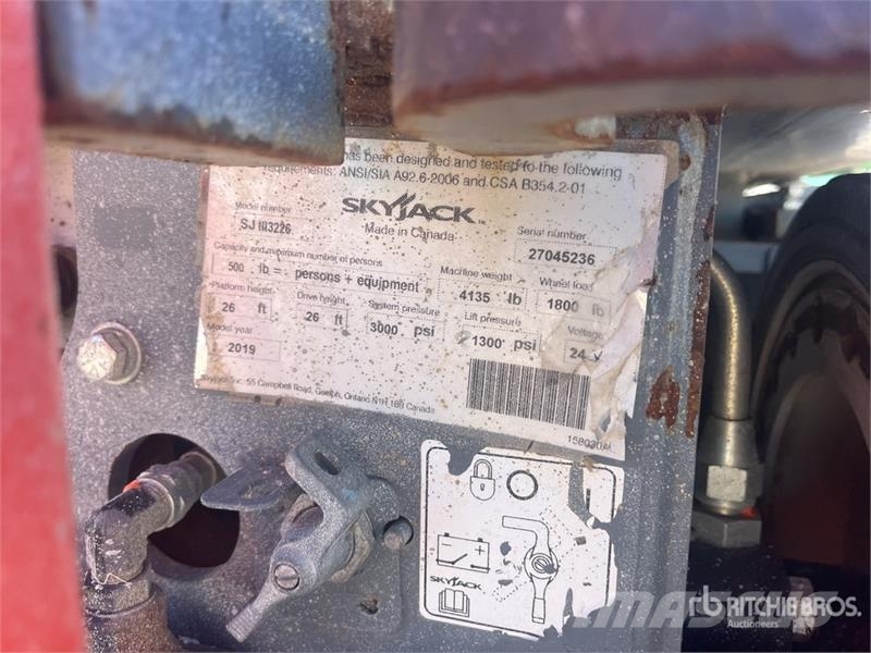 SkyJack SJIII 3226 Electric Scissor Lift Žirkliniai keltuvai