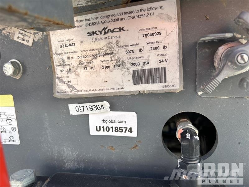 SkyJack SJIII 4632 Electric Scissor Lift Ollós emelők