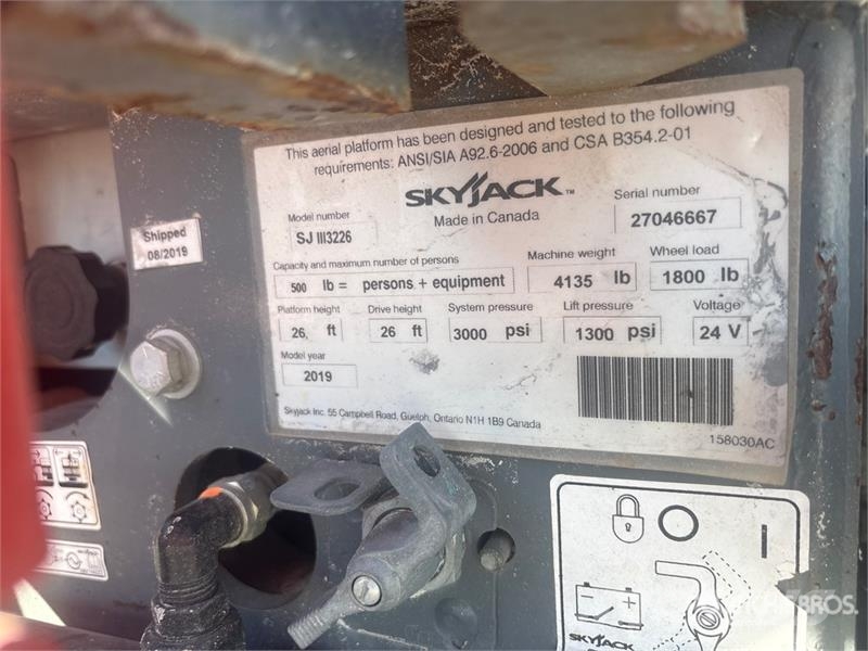 SkyJack SJIII3226 Electric Scissor Lift Scissor lifts