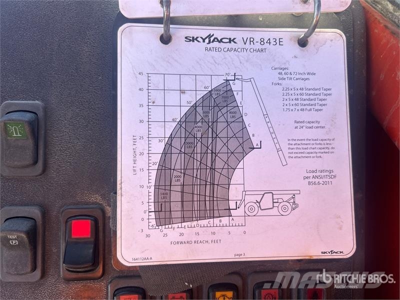 SkyJack VR-843E Telehandler Телескопические погрузчики