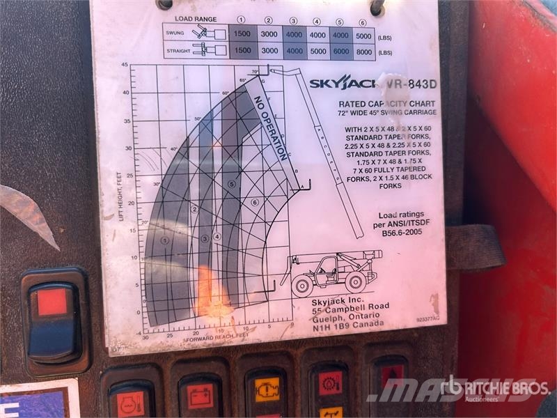 SkyJack VR846 4x4x4 Telehandler 텔러 핸들러