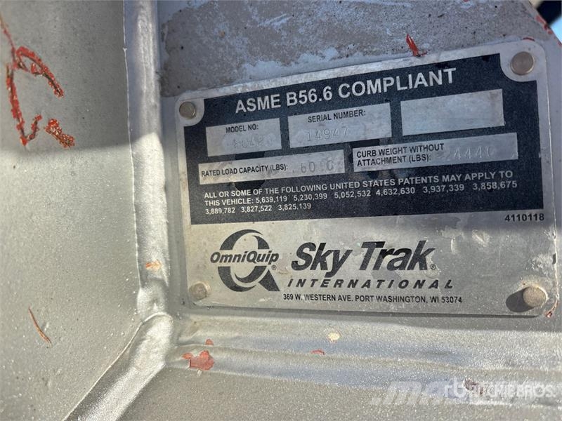 SkyTrak 8042 مناولات متداخلة