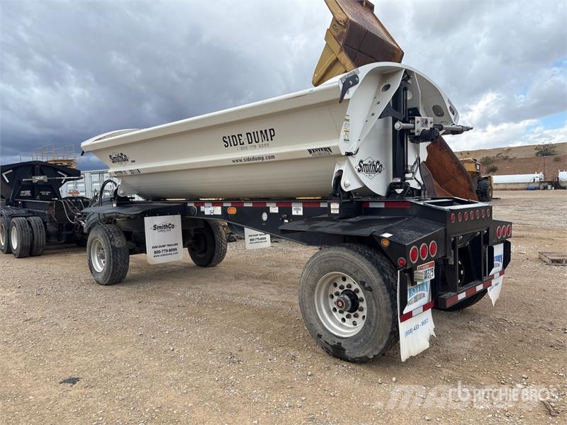 SmithCo SX1FP-22-17 17 ft T/A Spread Axle Pup Side Dump Tr 傾卸式拖車