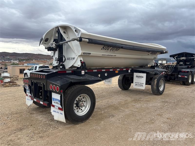 SmithCo SX1FP-22-17 17 ft T/A Spread Axle Pup Side Dump Tr 傾卸式拖車
