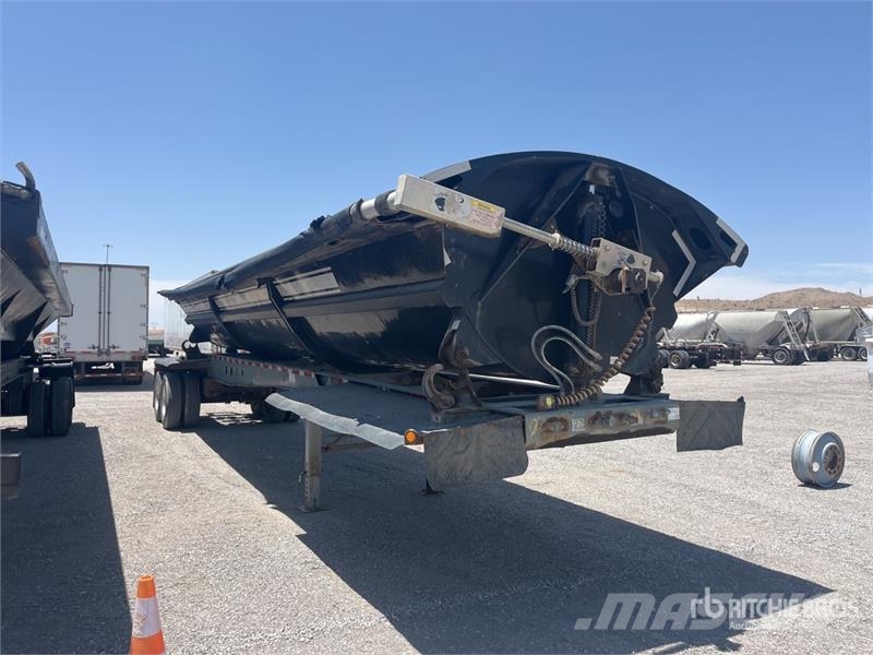 SmithCo SX24234 34 ft T/A Side Dump Trailer مقطورات قلابة