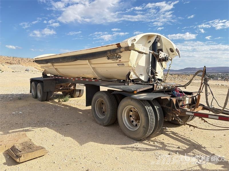 SmithCo SX2FP-31-24 31 ft Quad/A Pup Side Dump Trailer Kipper