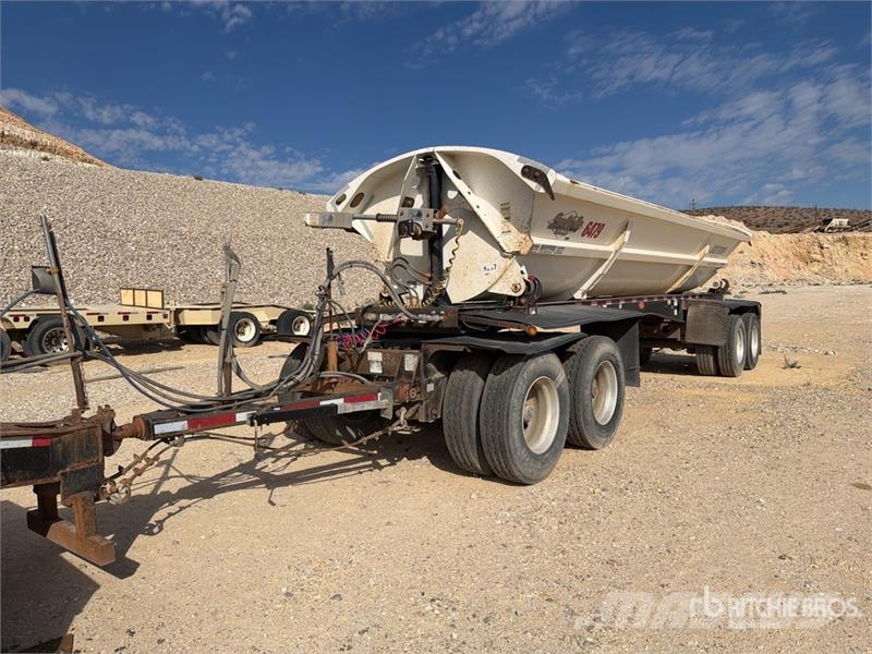 SmithCo SX2FP-31-24 31 ft Quad/A Pup Side Dump Trailer Kipper