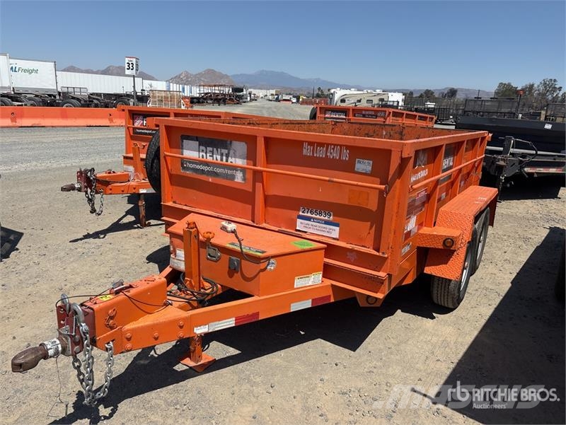 Snake 9 ft 7 in T/A Dump Utility Trailerのダンプトレーラーを