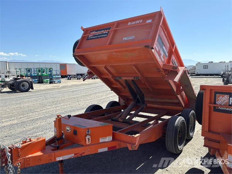 Snake River 10 ft T/A Dump Utility Trailer Bañera