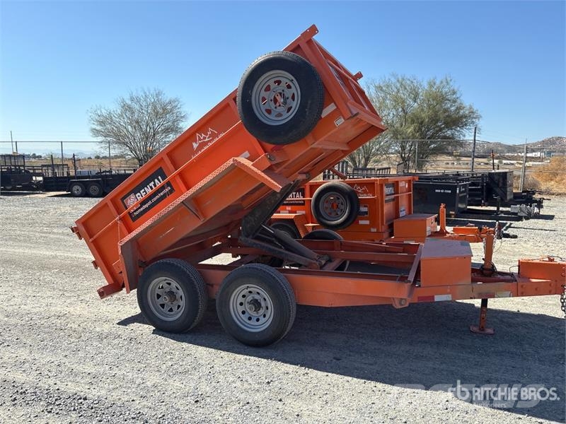 Snake River 10 ft T/A Dump Utility Trailer Bañera