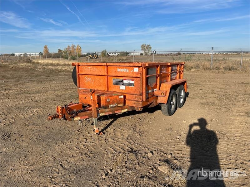 Snake River 10 ft T/A Dump Utility Trailer Pašizgāzējs