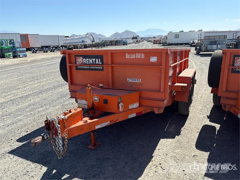 Snake River 10 ft T/A Dump Utility Trailer Bañera