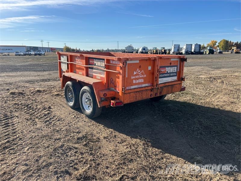 Snake River 10 ft T/A Dump Utility Trailer Pašizgāzējs