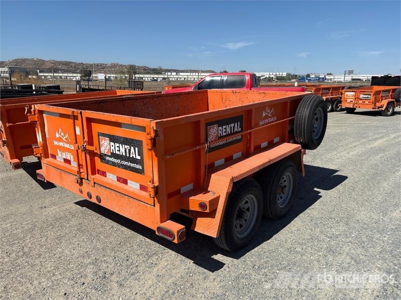 Snake River 10 ft T/A Dump Utility Trailer Bañera