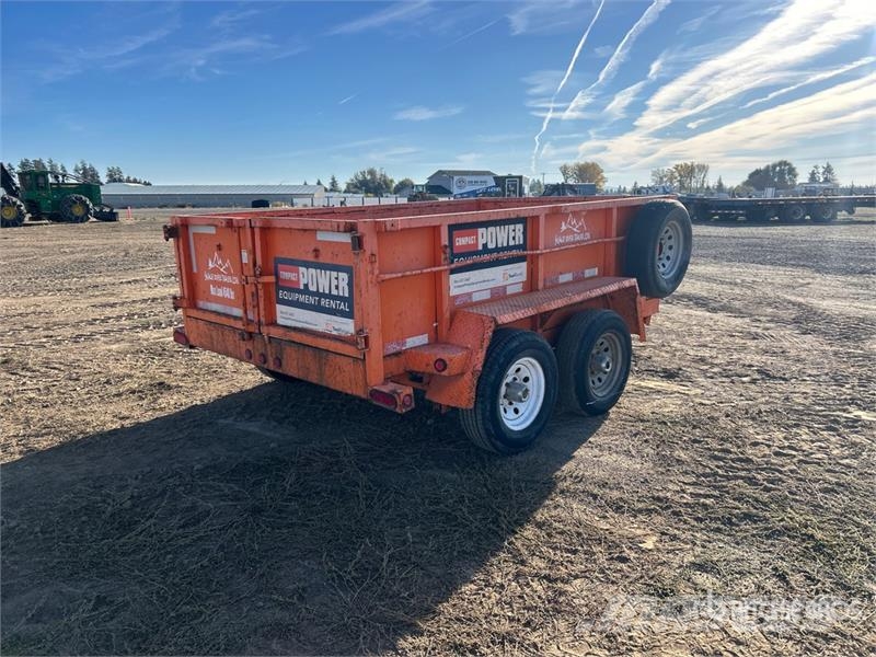 Snake River 10 ft T/A Dump Utility Trailer Pašizgāzējs
