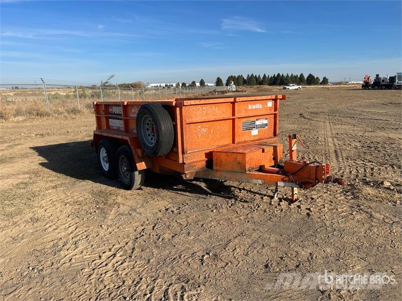 Snake River 10 ft T/A Dump Utility Trailer Pašizgāzējs
