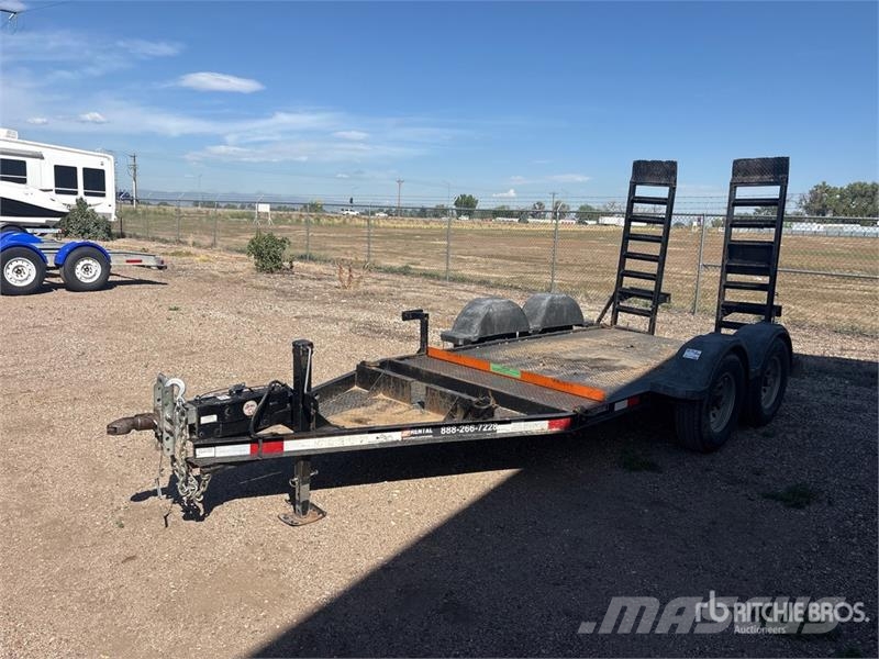  Snake River 10 ft T/A Equipment Trailer Ремаркета за превоз на автомобили
