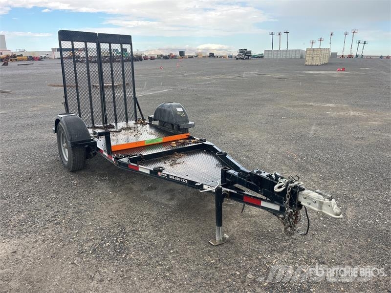 Snake River 4X7 7 ft S/A Equipment Trailer Ремаркета за превоз на автомобили