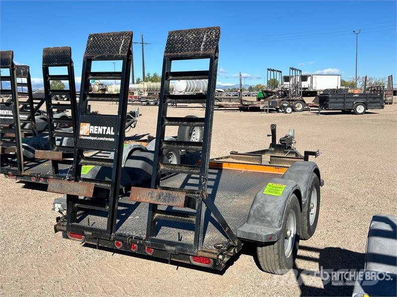  Snake River 5X10-8.8K HD 10 ft T/A Equipment Trail Remolques para transporte de vehículos
