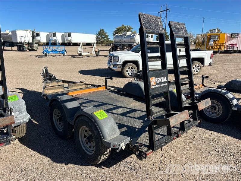  Snake River 5X10-8.8K HD 10 ft T/A Equipment Trail Remolques para transporte de vehículos