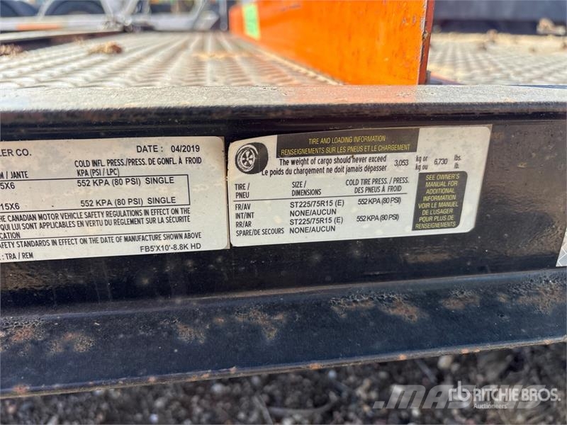 Snake River 5X10 T/A Equipment Trailer Autotransport-Anhänger