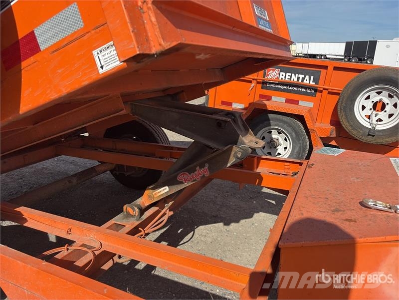 Snake River 8 ft S/A Dump Utility Trailer Bañera