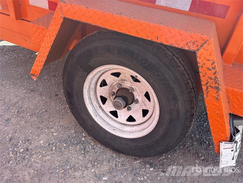 Snake River 8 ft S/A Dump Utility Trailer Bañera
