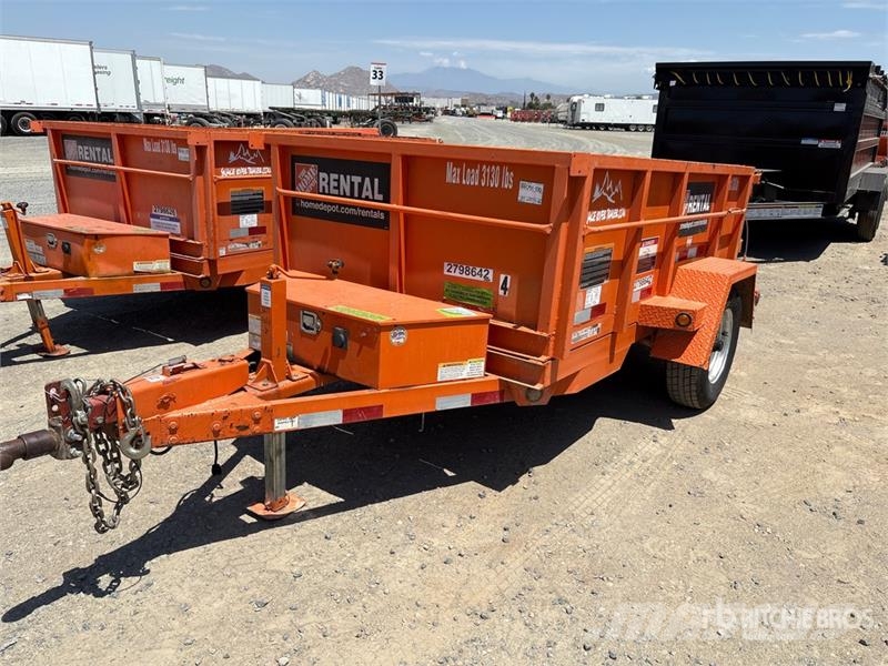 Snake River 8 ft S/A Dump Utility Trailer Kiper prikolice
