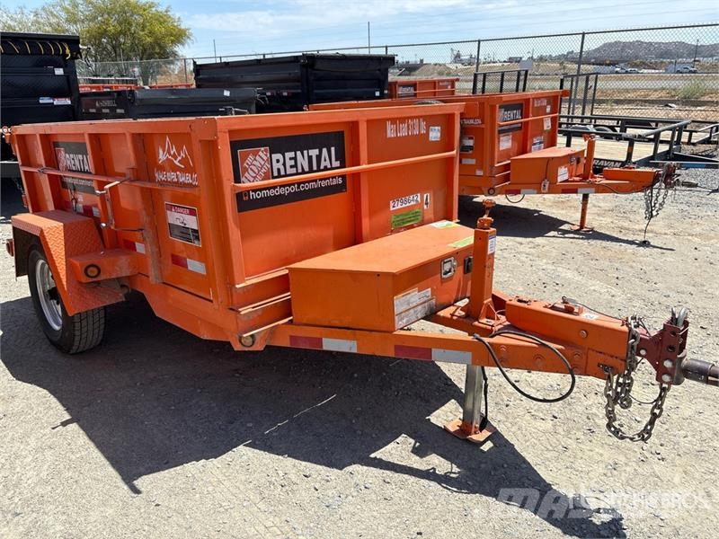 Snake River 8 ft S/A Dump Utility Trailer Kiper prikolice