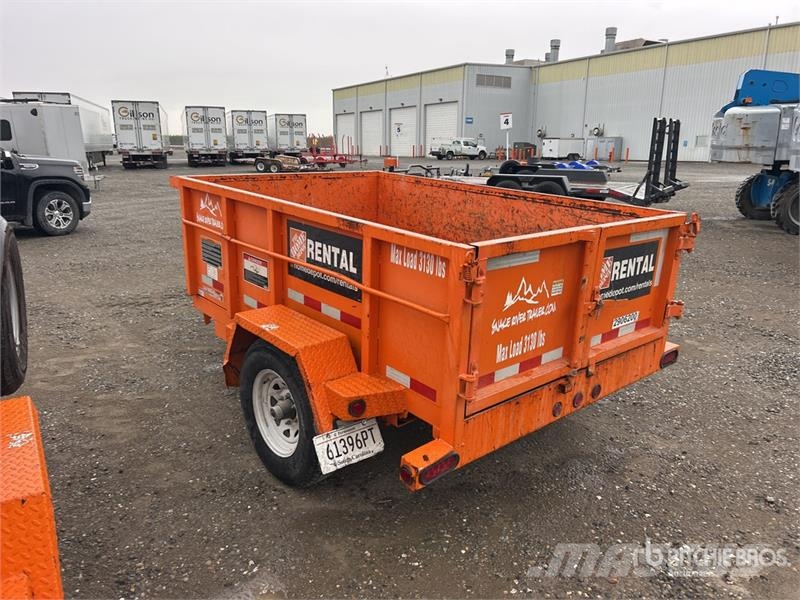 Snake River 8 ft S/A Dump Utility Trailer Kiperi prikolice