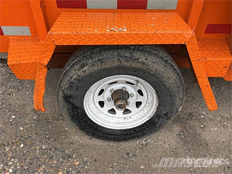 Snake River 8 ft S/A Dump Utility Trailer Kiperi prikolice
