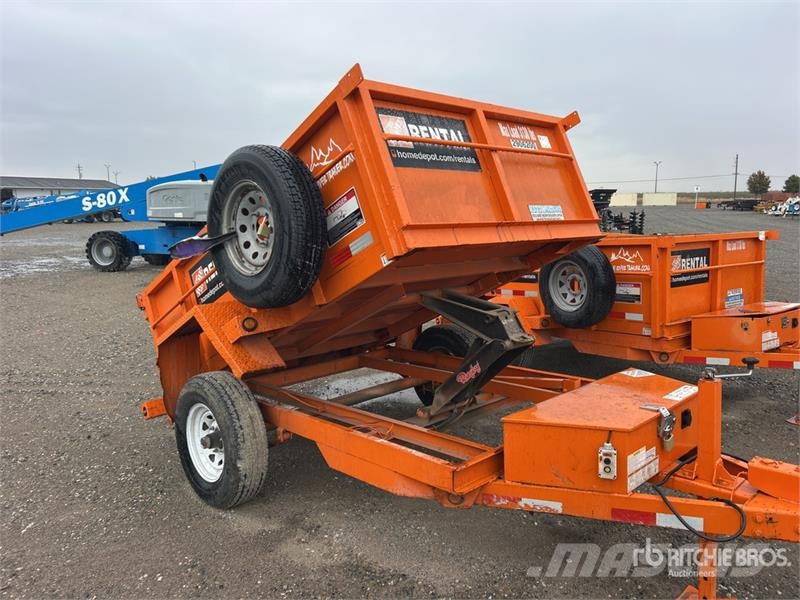 Snake River 8 ft S/A Dump Utility Trailer Kiperi prikolice