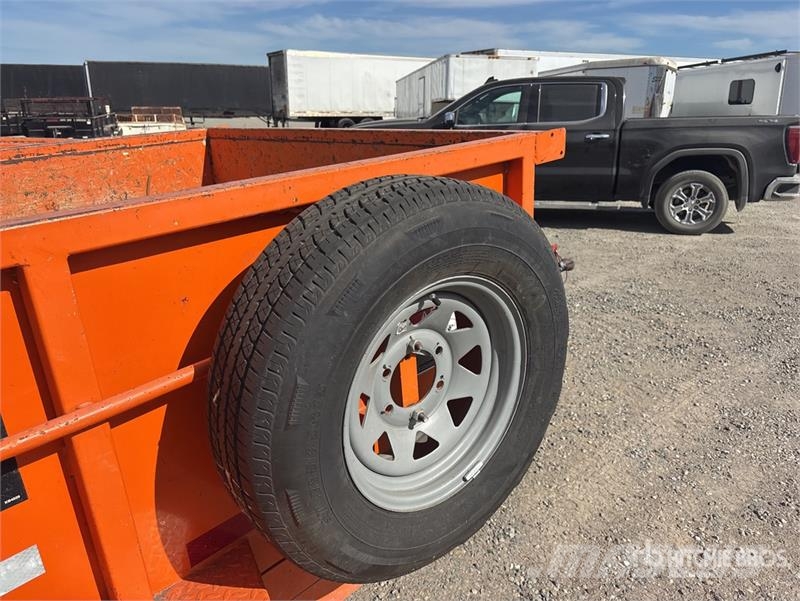 Snake River 8 ft S/A Dump Utility Trailer Bañera